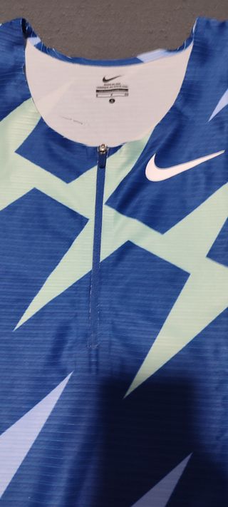 Mono Nike atletismo azul y verde elite