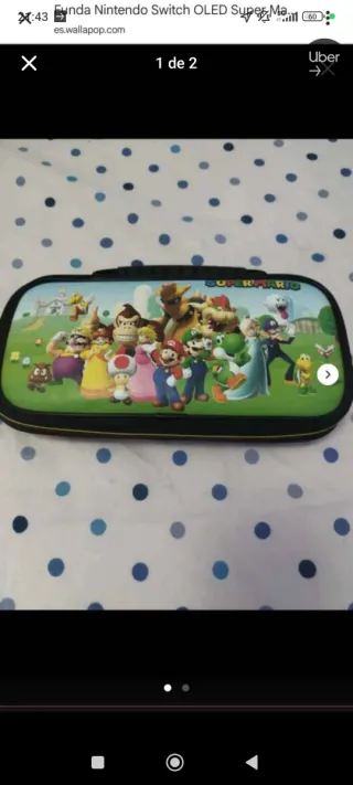 Funda Nintendo Switch OLED Super Mario