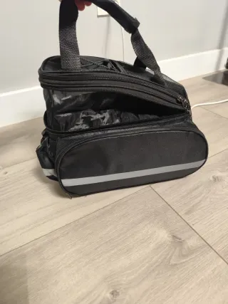 Mochila para bicicleta/moto negra