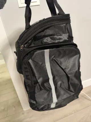 Mochila para bicicleta/moto negra