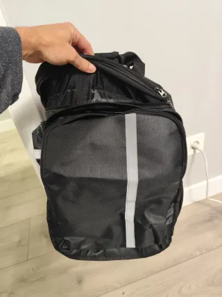 Mochila para bicicleta/moto negra