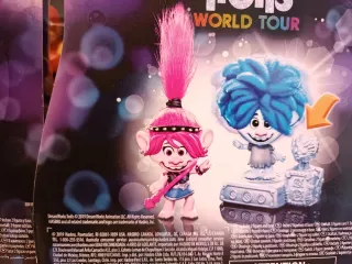 2 SETS TROLLS GIRA MUNDIAL 4 FIGURAS HASBRO