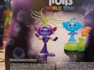 2 SETS TROLLS GIRA MUNDIAL 4 FIGURAS HASBRO