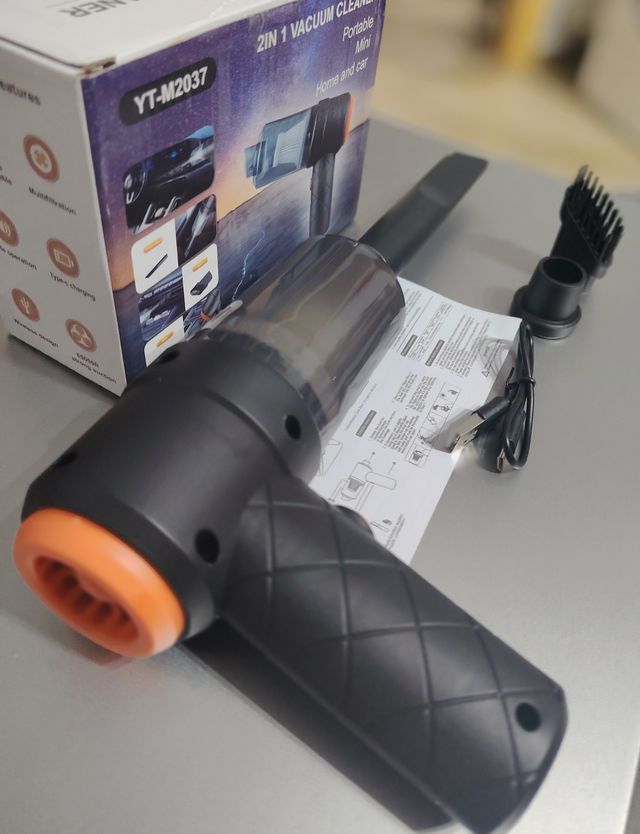 Mini Aspirador Portátil sin Cable Carga USB Coche