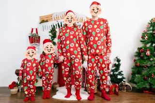 4 Pijamas Familiares a Juego Navideños Primark