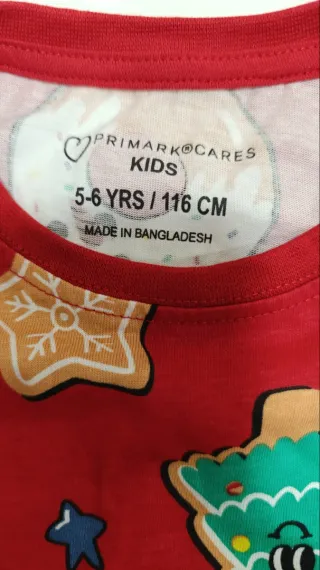 4 Pijamas Familiares a Juego Navideños Primark