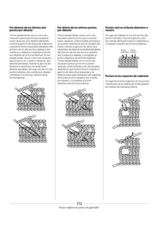 Guía completa de puntos de ganchillo: 200 patro...