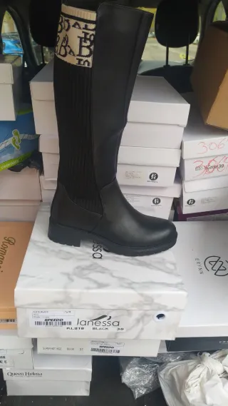 Botas Lanessa Negras Talla 38