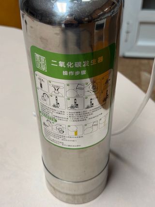 Botella CO2 para acuario