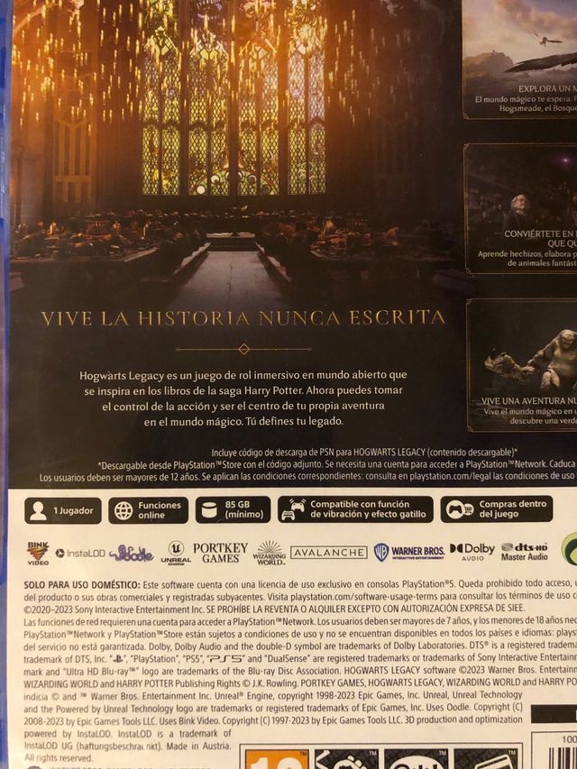 Hogwarts Legacy PS5 Juego