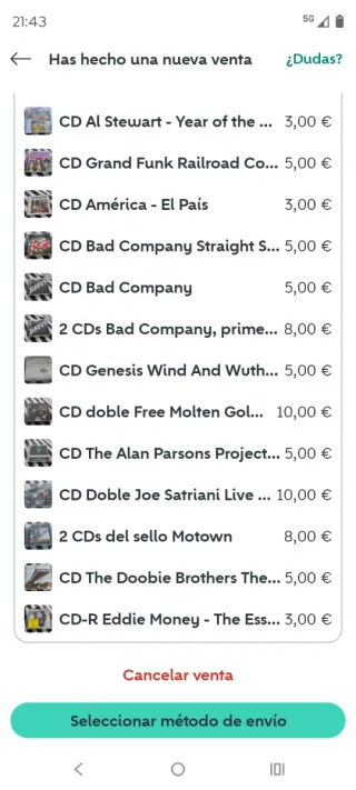 Lote CDs para Francisco Javier