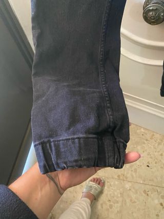 Pantalón Vaquero Pull&Bear Negro Hombre