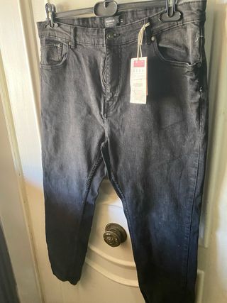 Pantalón Vaquero Pull&Bear Negro Hombre