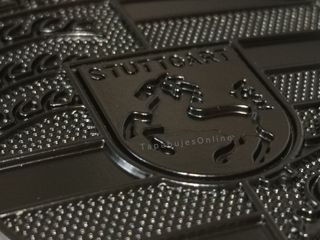 EMBLEMA OFICIAL DE METAL PARA CAPOT PORSCHE NEGRO