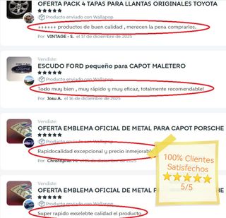 EMBLEMA OFICIAL DE METAL PARA CAPOT PORSCHE NEGRO