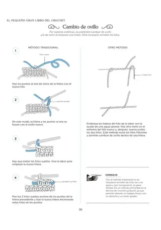 El pequeño gran libro del crochet: Las técnicas...
