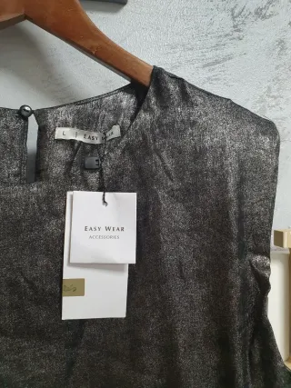 Vestido Easy Wear metalizado