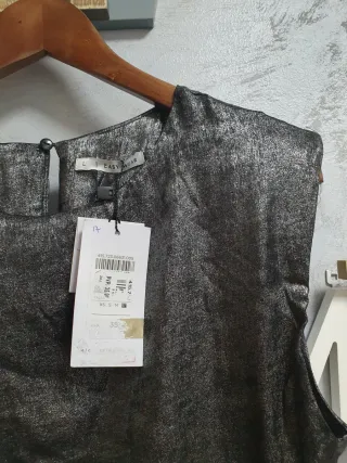 Vestido Easy Wear metalizado