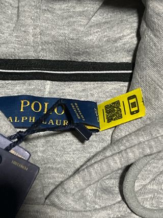 Sudadera Polo Ralph Lauren Oso Gris