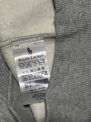Sudadera Polo Ralph Lauren Oso Gris