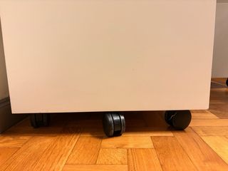 Cajonera de oficina con rueda, blanca