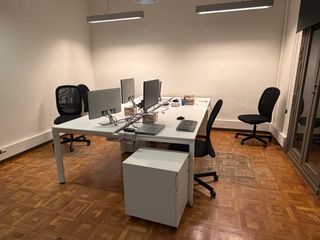 Cajonera de oficina con rueda, blanca