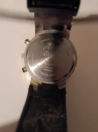 Reloj Caballero Negro y Plateado