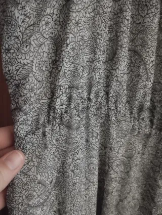 Vestido largo estampado 46