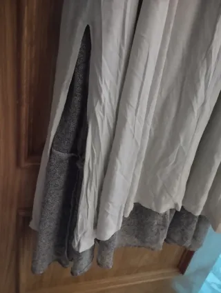 Vestido largo estampado 46