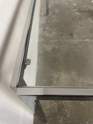 Mesa comedor/despacho cristal + 4 sillas