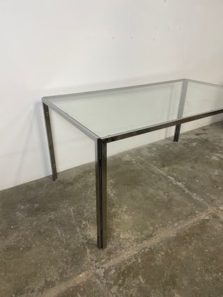 Mesa comedor/despacho cristal + 4 sillas