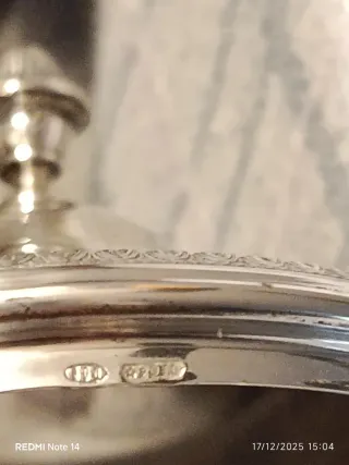 Zuccheriera in Argento 800 con Manici