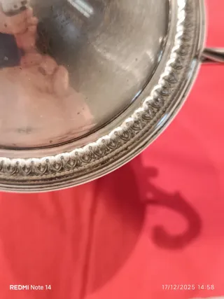 Zuccheriera in Argento 800 con Manici