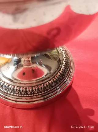 Zuccheriera in Argento 800 con Manici