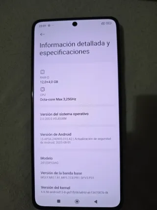 Xiaomi POCO X7 Pro Negro