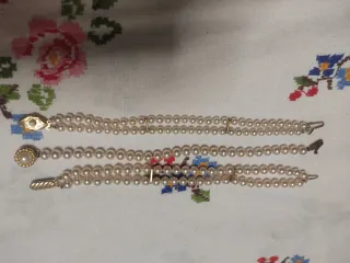 Pulsera de perlas una vuelta o doble vuelta