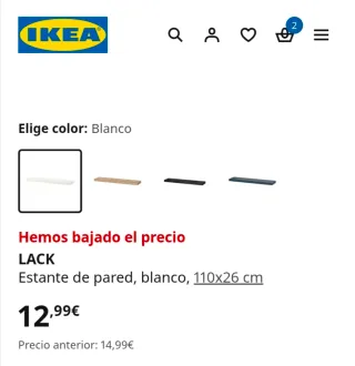 Estante Ikea Lack Blanco