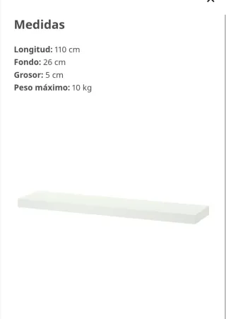 Estante Ikea Lack Blanco