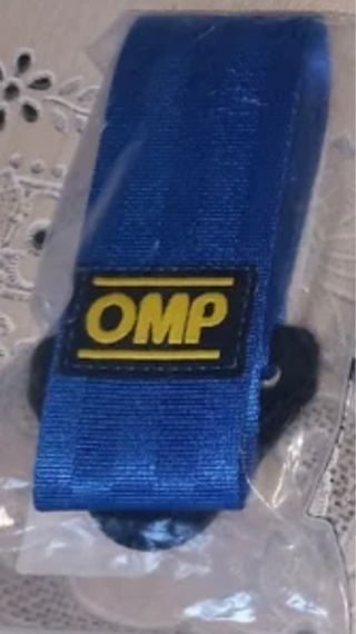 Gancho remolque OMP azul