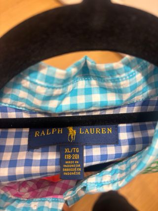 Camisa Ralph Lauren. Talla XL niño.