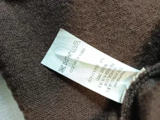 Jersey cuello alto marrón mujer T 4