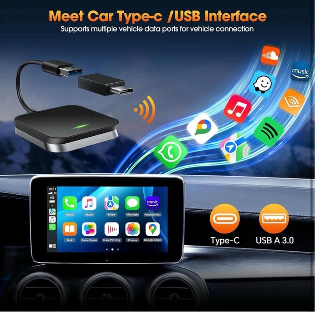 Adaptador CarPlay Inalámbrico
