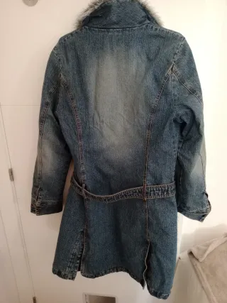 Abrigo vaquero Lee con forro de pelo