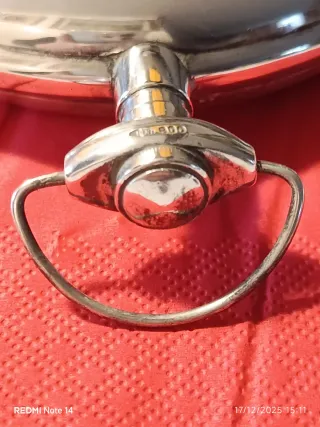 Portaoggetti in Argento 800 a forma di orologio