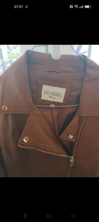 Cazadora Camel Mujer Kelrebec Talla M