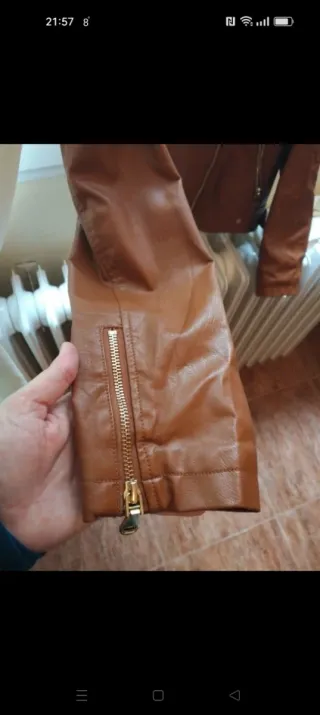 Cazadora Camel Mujer Kelrebec Talla M