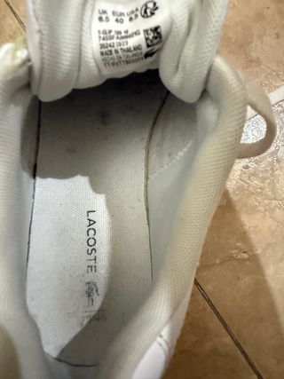Zapatillas Lacoste Blancas