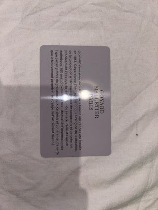 Portacarte Goyard Paris Verde Originale