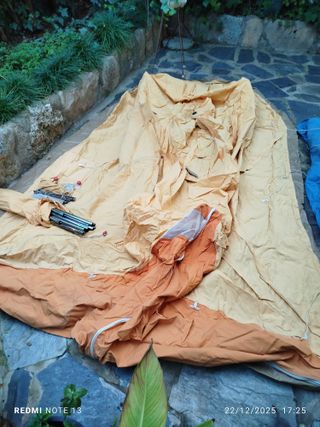 Tienda de campaña impermeable para 6. INESCA.