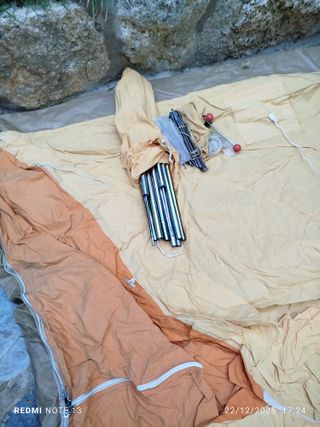 Tienda de campaña impermeable para 6. INESCA.